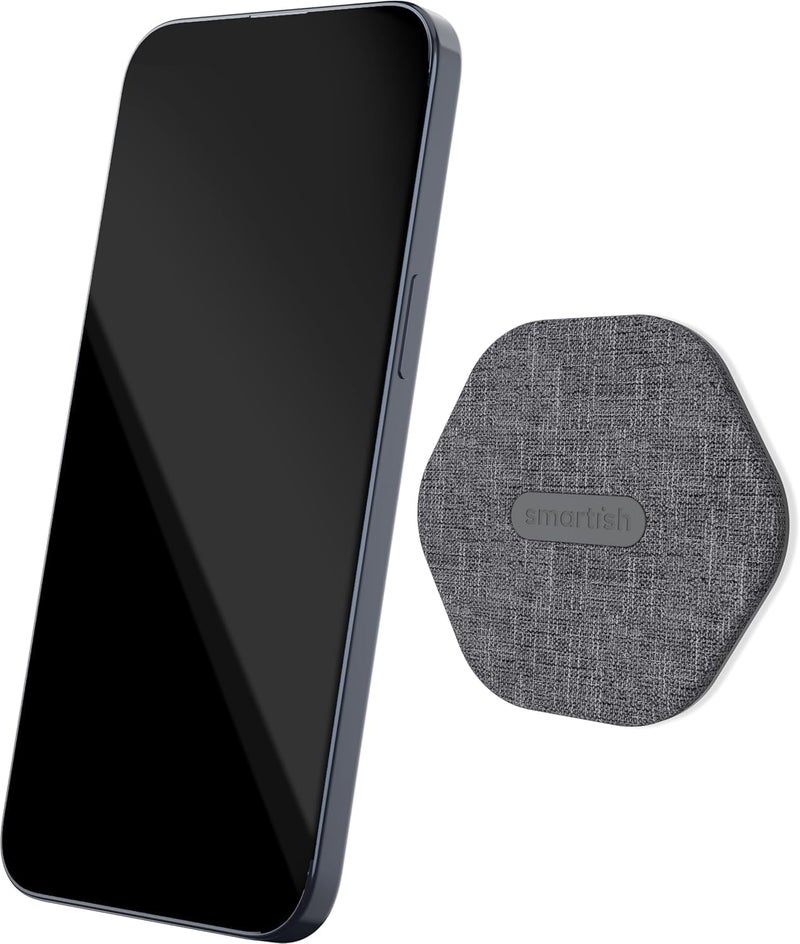 Smartish ® MagSafe Mountaineer Wall Mount - Compatible with Apple iPhone 17/16/15/14/13 - Magnetic Stick on Adhesive Phone Holder - Extra Strength Magnet for Apple Accessories - No. 2 Pencil Gray - Image 1